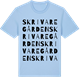 Blue Soul t-shirt med Skrivaregården ordlek t-shirt