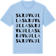 Blue Soul t-shirt med Skruvkulla ordlek t-shirt