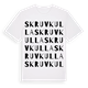 Skruvkulla ordlek t-shirt