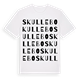 Skullebo ordlek t-shirt