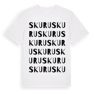 Skuru ordlek t-shirt – ekologisk bomull t-shirt från Pinshirt
