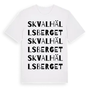 Skvalhällsberget ordlek t-shirt – ekologisk bomull t-shirt från Pinshirt