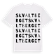 Skvaltberget ordlek t-shirt