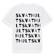 Skvathult ordlek t-shirt