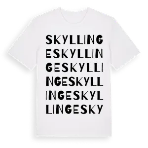 Skyllinge ordlek t-shirt – ekologisk bomull t-shirt från Pinshirt
