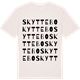 Vintage White t-shirt med Skyttebo ordlek t-shirt