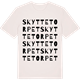 Vintage White t-shirt med Skyttetorpet ordlek t-shirt