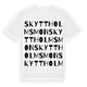 Skyttholmsmon ordlek t-shirt