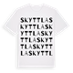 Skyttla ordlek t-shirt