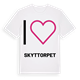 Jag älskar Skyttorpet t-shirt stort tryck
