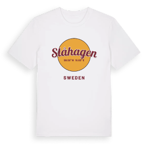 Slåhagen cirkel t-shirt – ekologisk bomull t-shirt från Pinshirt