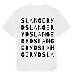 Slangeryd ordlek t-shirt – ekologisk bomull t-shirt från Pinshirt