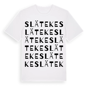 Släteke ordlek t-shirt – ekologisk bomull t-shirt från Pinshirt