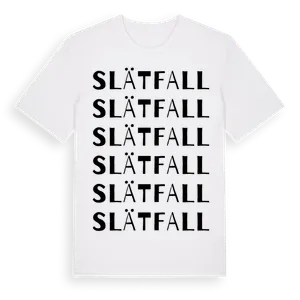 Slätfall ordlek t-shirt – ekologisk bomull t-shirt från Pinshirt
