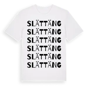 Slättäng ordlek t-shirt – ekologisk bomull t-shirt från Pinshirt
