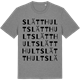 Mid Heather Gray t-shirt med Slätthult ordlek t-shirt