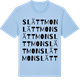 Blue Soul t-shirt med Slättmon ordlek t-shirt