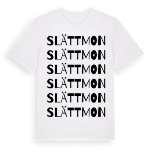 Slättmon ordlek t-shirt – ekologisk bomull t-shirt från Pinshirt