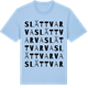 Blue Soul t-shirt med Slättvarva ordlek t-shirt