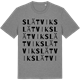 Mid Heather Gray t-shirt med Slätvik ordlek t-shirt