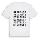 Sleknäset ordlek t-shirt