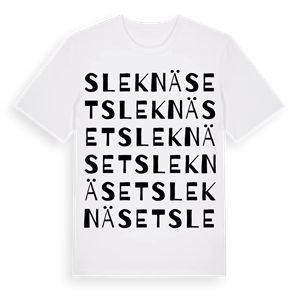 Sleknäset ordlek t-shirt – ekologisk bomull t-shirt från Pinshirt