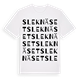 Sleknäset ordlek t-shirt