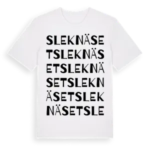Sleknäset ordlek t-shirt – ekologisk bomull t-shirt från Pinshirt