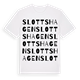 White t-shirt med Slottshagen ordlek t-shirt