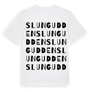 Slungudden ordlek t-shirt – ekologisk bomull t-shirt från Pinshirt
