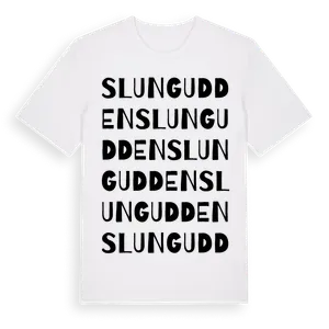 Slungudden ordlek t-shirt – ekologisk bomull t-shirt från Pinshirt