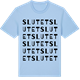 Blue Soul t-shirt med Slutet ordlek t-shirt