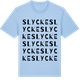 Blue Soul t-shirt med Slycke ordlek t-shirt