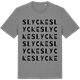 Mid Heather Gray t-shirt med Slycke ordlek t-shirt