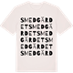 Vintage White t-shirt med Smedgärdet ordlek t-shirt