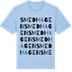 Blue Soul t-shirt med Smedhagen ordlek t-shirt