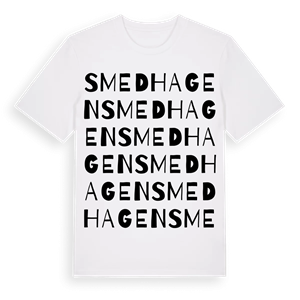 Smedhagen ordlek t-shirt – ekologisk bomull t-shirt från Pinshirt