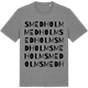 Mid Heather Gray t-shirt med Smedholm ordlek t-shirt