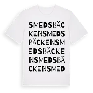 Smedsbäcken ordlek t-shirt – ekologisk bomull t-shirt från Pinshirt