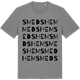 Mid Heather Gray t-shirt med Smedshem ordlek t-shirt