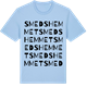 Blue Soul t-shirt med Smedshemmet ordlek t-shirt