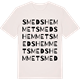 Vintage White t-shirt med Smedshemmet ordlek t-shirt