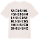 Vintage White t-shirt med Smedsholm ordlek t-shirt