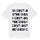 Smedstad storäng ordlek t-shirt
