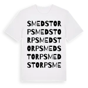 Smedstorp ordlek t-shirt – ekologisk bomull t-shirt från Pinshirt
