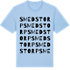 Blue Soul t-shirt med Smedstorp ordlek t-shirt