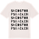 Vintage White t-shirt med Smedstorpsbacken ordlek t-shirt