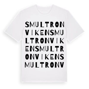 Smultronviken ordlek t-shirt – ekologisk bomull t-shirt från Pinshirt
