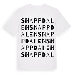 Snappdalen ordlek t-shirt – ekologisk bomull t-shirt från Pinshirt