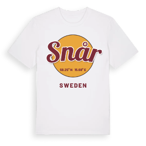 Snår cirkel t-shirt – ekologisk bomull t-shirt från Pinshirt